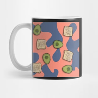 Avocado Toast Pattern Mug